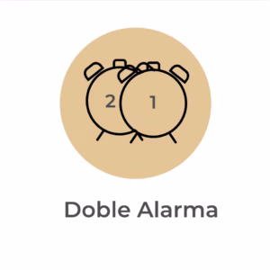 Atributo despertador Onara Doble alarma